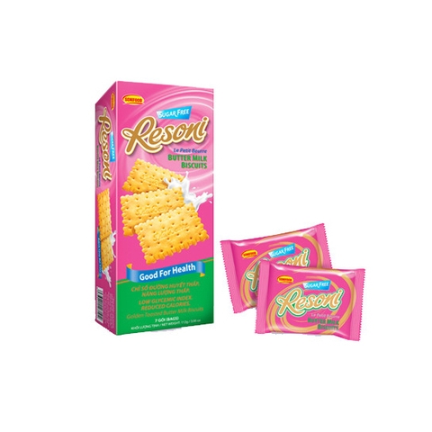 Bánh Quy Ăn kiêng Resoni 128g cho người tiểu đường