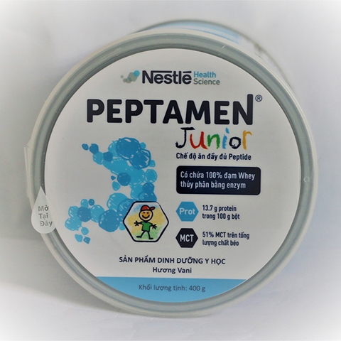 Sữa Peptamen Junior 400g- Cho trẻ kém phẫu thuật, hấp thu, ung thư từ 1-10 tuổi