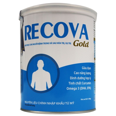 Sữa RECOVA Gold 400g Cho Bệnh Nhân Ung Thư- mua từ 3 hộp trở lên hỗ trợ đến 20k phí ship