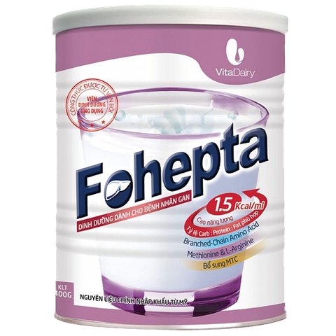 Sữa Fohepta 400g- Sữa cho người bệnh gan