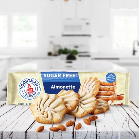 Bánh quy hạnh nhân không đường Almonette 227g