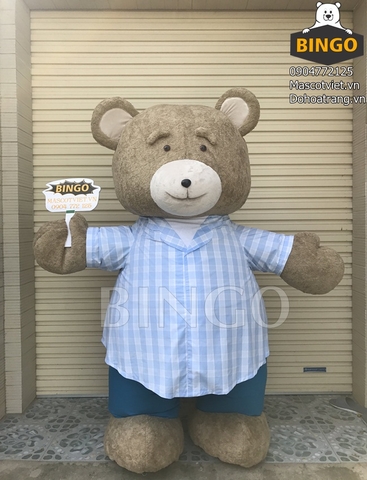 Mascot Hơi Gấu Papa