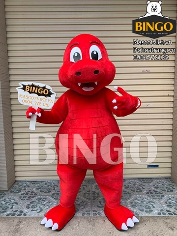 Mascot Khủng long đỏ