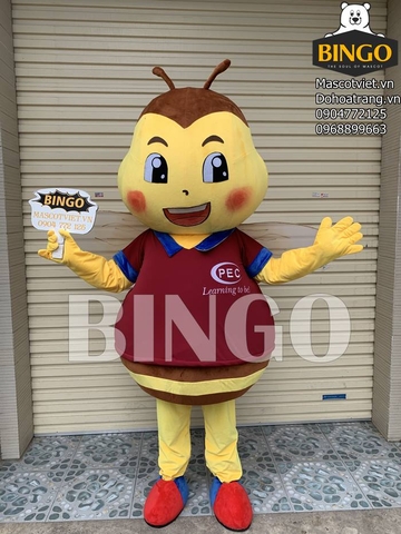 Mascot ong trường anh ngữ PEC