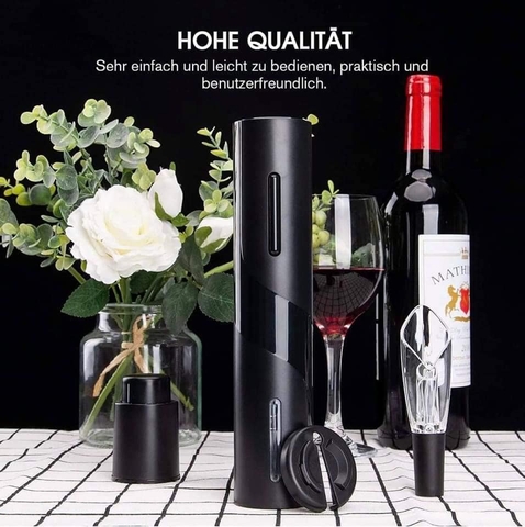 MỞ RƯỢU PIN ELECTRIC WINE SET