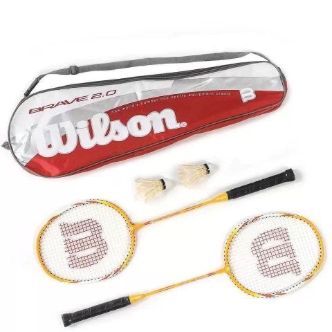 Bộ vợt cầu lông Wilson Badminton phiên bản mới Brave 2.0 (sẵn 2 màu) hàng hiệu siêu xịn chất