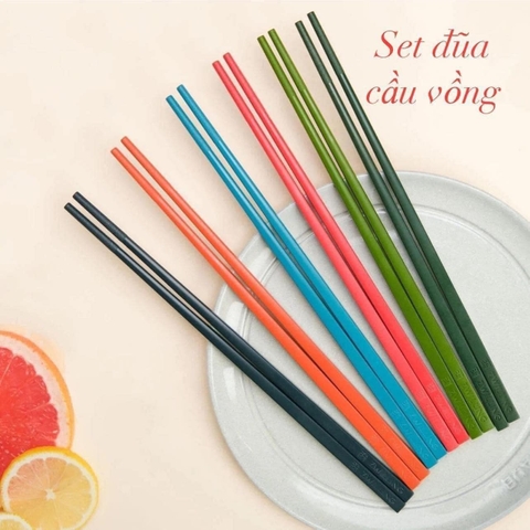 Set 6 đôi đũa cầu vồng Zwilling