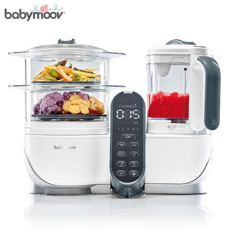 MÁY XAY HẤP ĐA NĂNG NUTRIBABY 5IN1 PLUS BABYMOOV BM14689