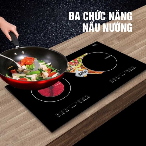 BẾP ĐÔI ĐIỆN TỪ HỒNG NGOẠI SOWUN SW 1215