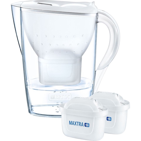 BÌNH LỌC NƯỚC BRITA MARELLA XL 2,4L + Kèm 2 lõi lọc