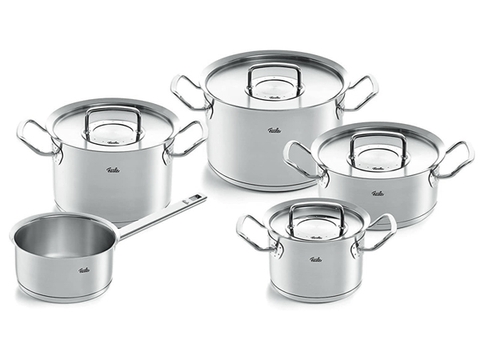 BỘ NỒI FISSLER ORIGINAL-PROFI COLLECTION 4 NỒI 1 QUÁNH 20 cm NẮP KÍNH