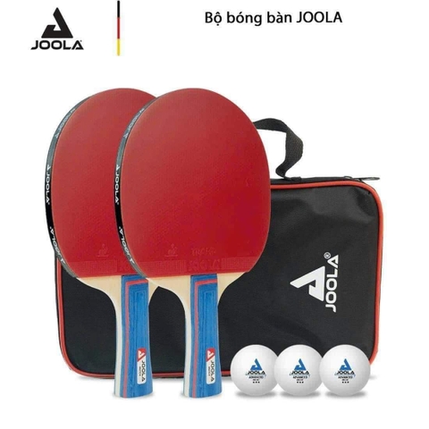 Bộ bóng bàn JOOLA (gồm 2 vợt + 3 quả bóng + bao đựng)