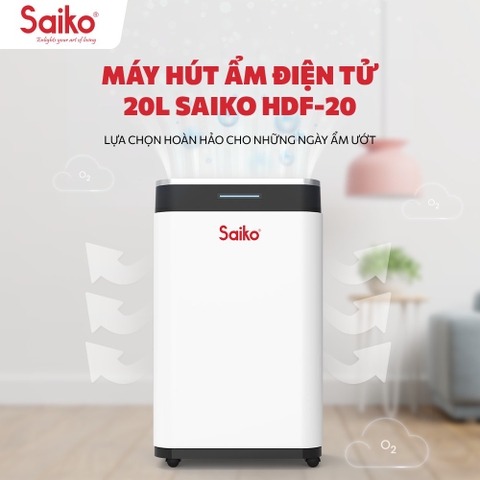 Máy Hút Ẩm Không Khí Điện Tử Saiko HDF-20 (20 Lít)