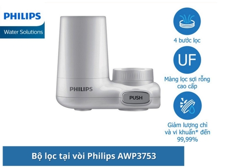 Thiết bị lọc nước tại vòi Philips AWP3753