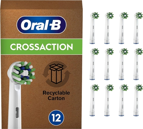 Set 12c đầu bàn chải Oral-B CrossAction Electric Toothbrush Heads