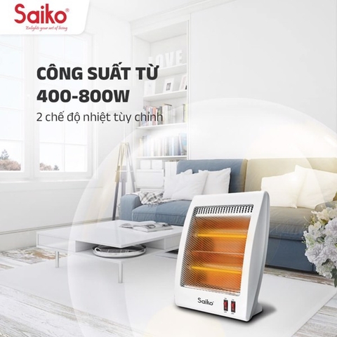 Máy Sưởi Saiko QH-806 2 Bóng 800W