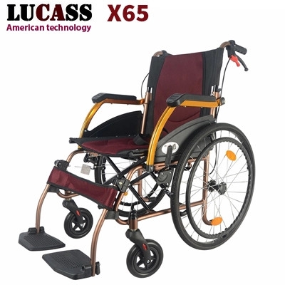 Xe lăn Lucass X65 khung hợp kim nhôm