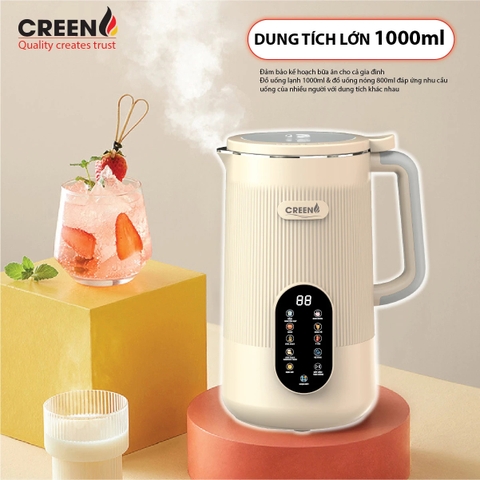 MÁY LÀM SỮA HẠT CREEN CR-1000 PRO