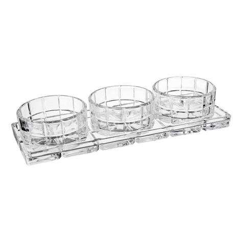 Set gia vị 4 món Godinger Dublin Radius Relish