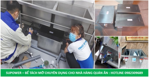 Giải pháp tách dầu mỡ và mô hình thoát nước thải phù hợp cho nhà hàng và các bếp ăn Công nghiệp