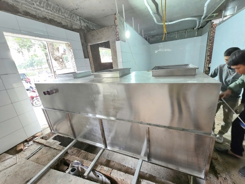 Bể tách mỡ ACO Green thu mỡ định kỳ Inox 304, 316 chính hãng