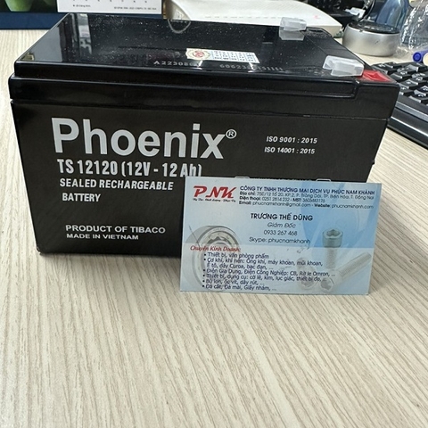 ẮC QUY PHOENIX TS12120 12V12Ah