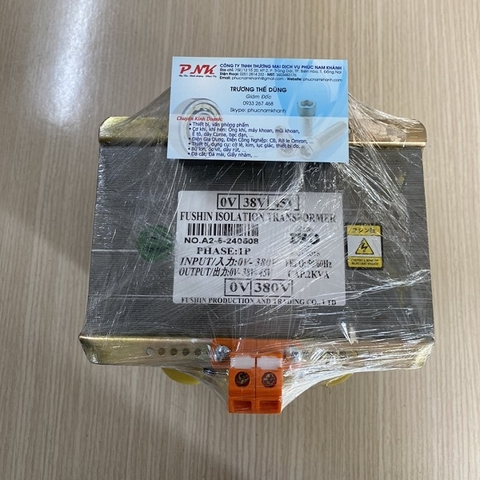 BIẾN ÁP TỰ NGẪU 1 PHA 2KVA INPUT:380V OUTPUT:38V-45V BTA2-1P-2K (380/38)