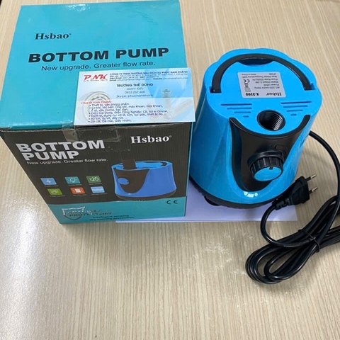 BƠM NƯỚC CHÌM HSBAO X-3200 65W 3200L/H 220V 134x163MM