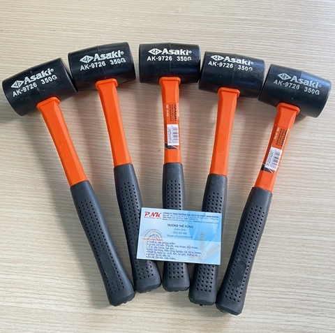 BÚA CAO SU ĐEN CÁN NHỰA 350G ASAKI AK-9726