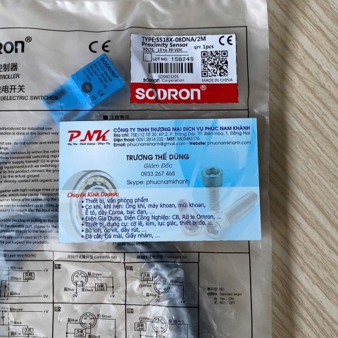 CẢM BIẾN SODRON SS18X-08DNA