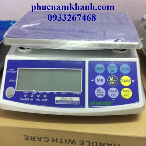 CÂN ĐIỆN TỬ JWQ 15KG 0.5G JADEVER TAIWAN