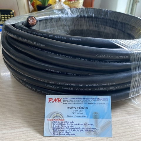 CÁP ĐIỀU KHIỂN 30Cx0.5 SANG JIN