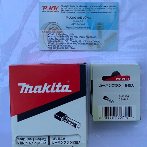 CHỔI THAN MAKITA CB-64A B-80254 (10 CẶP/HỘP)