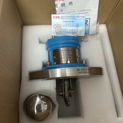 CÔNG TẮC PHAO ĐIỀU KHIỂN CHỐNG CHÁY NỔ BUQK-01 DN80 INOX