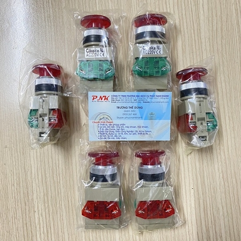 CÔNG TẮC KHẨN CÓ ĐÈN PHI 25 LEPBN-25 GIKOKA