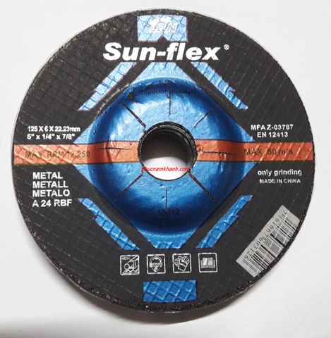 Đá mài Sun-Flex 125 x 6 x 22.23