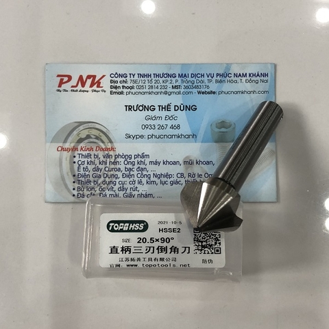 DAO VÁT MÉP LỖ 90 ĐỘ PHI 20.5MM