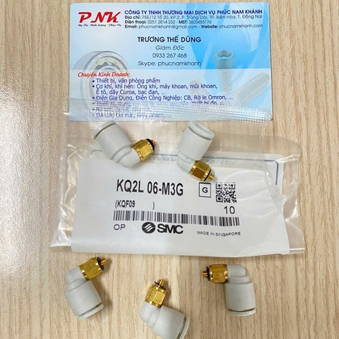 ĐẦU NỐI SMC KQ2L06-M3G