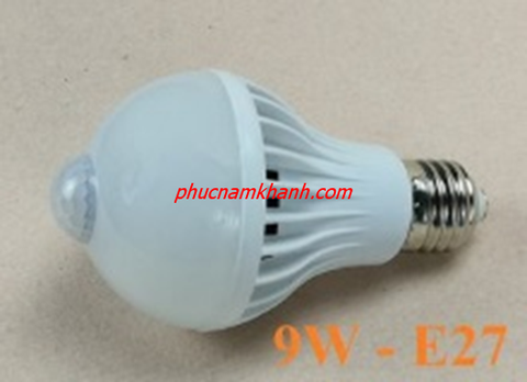 Đèn LED cảm ứng hồng ngoại 9W – E27