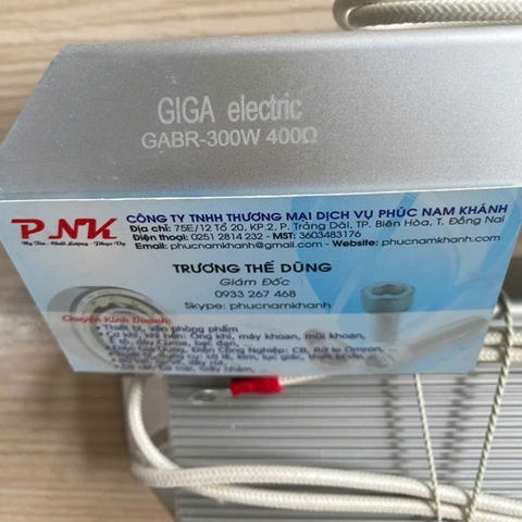 ĐIỆN TRỞ XẢ VỎ NHÔM 300W 400 OHM