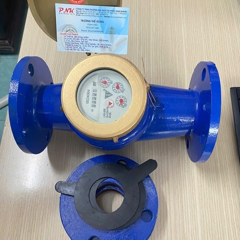 ĐỒNG HỒ NƯỚC THÂN GANG FG CƠ MẶT BÍCH DN50 D60 L275