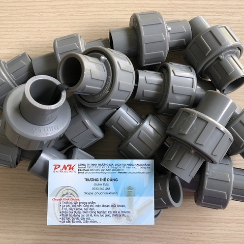 KHỚP NỐI SỐNG PVC (RẮC CO) 21MM