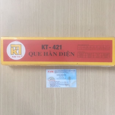 Que hàn điện Kim Tín 2.5mm 2.5kg/hộp