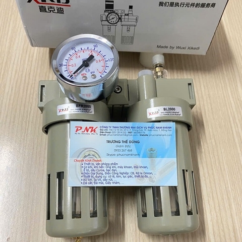 BỘ LỌC KHÍ NÉN ĐÔI XKD BFR2000 BL2000