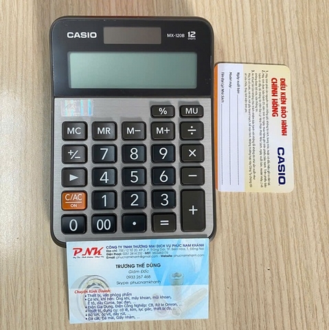 MÁY TÍNH CASIO MX-120B