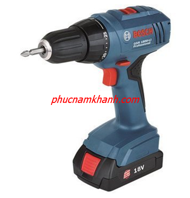 Máy vặn khoan vít dùng pin Bosch GSR 1800-LI 18V