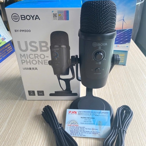 MICRO THU ÂM BOYA BY-PM500 ASMR