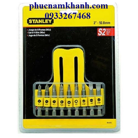 MŨI VẶN VÍT BỘ 9P STANLEY 68-070-23