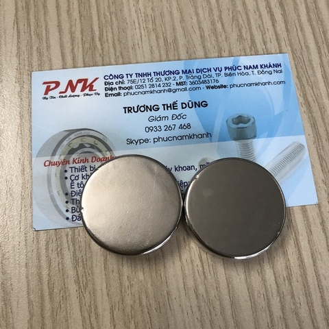 NAM CHÂM TRÒN 30x10MM