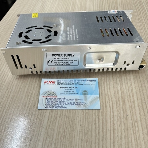 NGUỒN TỔ ONG S-360-24 24V 15A